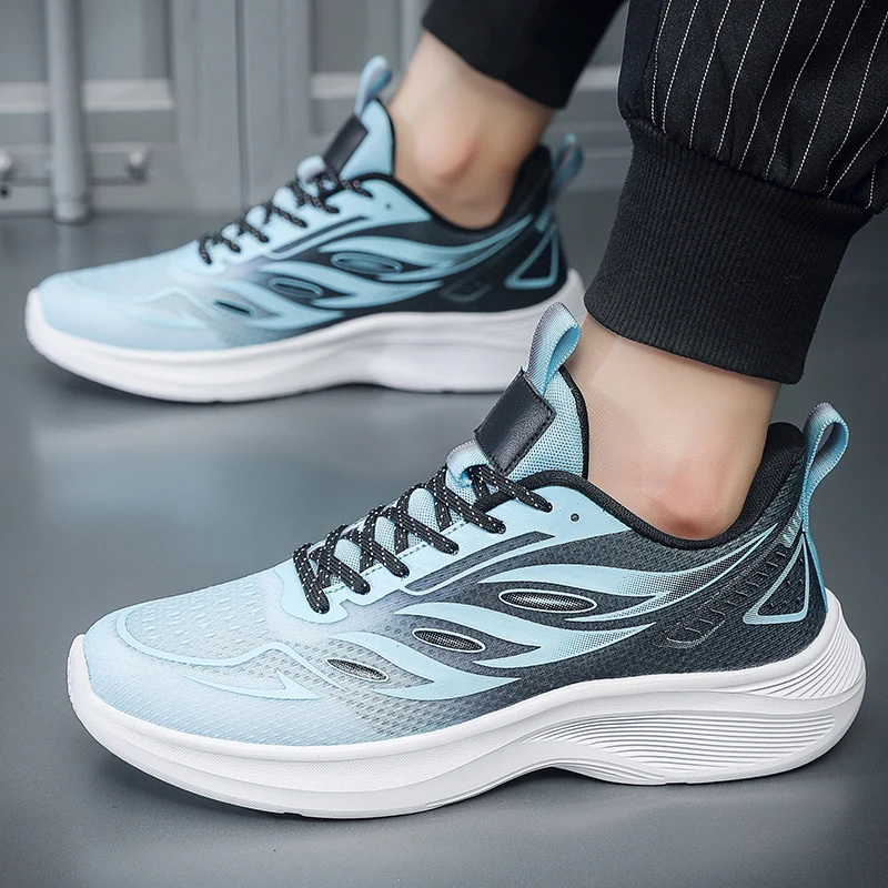 

Мужские кроссовки для бега, Легкая теннисная обувь, тренировочная обувь для ходьбы, модная спортивная Нескользящая Мужская обувь для спортзала, модель 6023