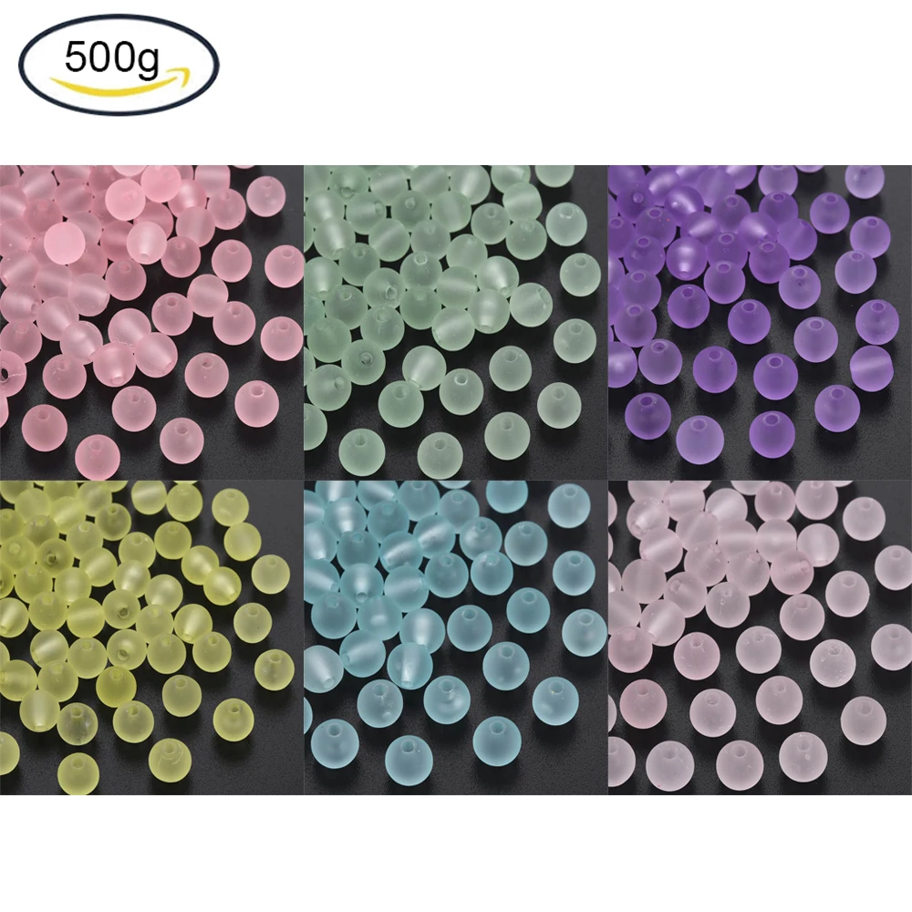 500g Transparent Acrylic Beads Rubberized Style Frosted Round Pearl Pink 8x7mm Hole: 1.8mm about 1745pcs/500g
500g Transparent Acrylic Beads Rubberized Style Frosted Round Pearl Pink 8x7mm Hole: 1.8mm about 1745pcs/500g