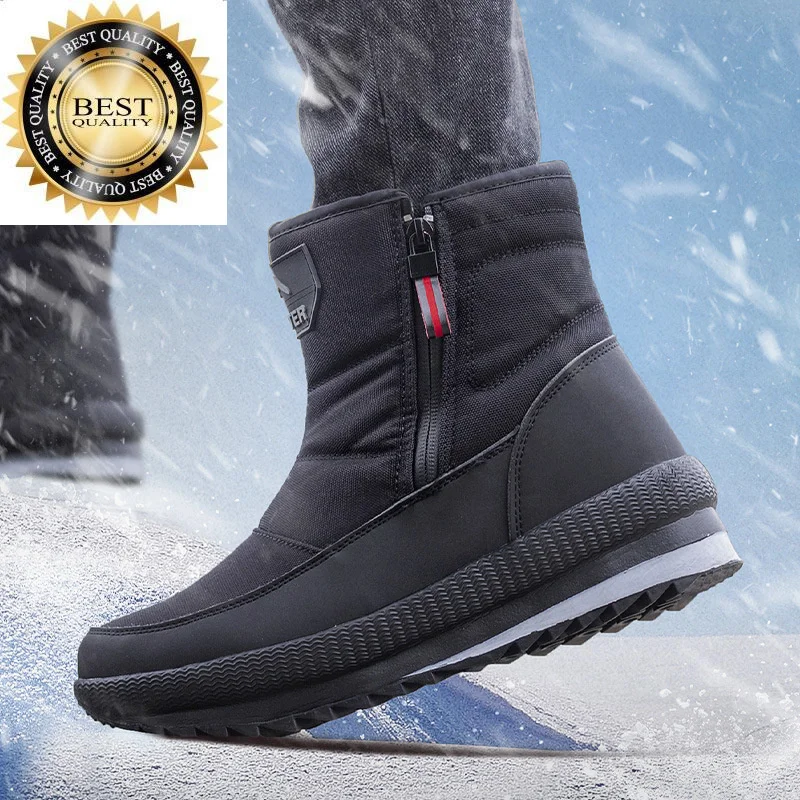 Boots 2023 Winter Platform Men Waterproof Anti-slip Ankle For Man 30% Wool Warm Cotton Shoes Black Botas Para Hombre
Boots 2023 Winter Platform Men Waterproof Anti-slip Ankle For Man 30% Wool Warm Cotton Shoes Black Botas Para Hombre