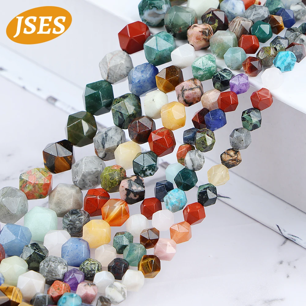 AA Various Natural Stones Star Faceted Cut Beads DuoBao Stones for Jewelry Making Needlework Accessories DIY Bracelets Necklace
AA Various Natural Stones Star Faceted Cut Beads DuoBao Stones for Jewelry Making Needlework Accessories DIY Bracelets Necklace