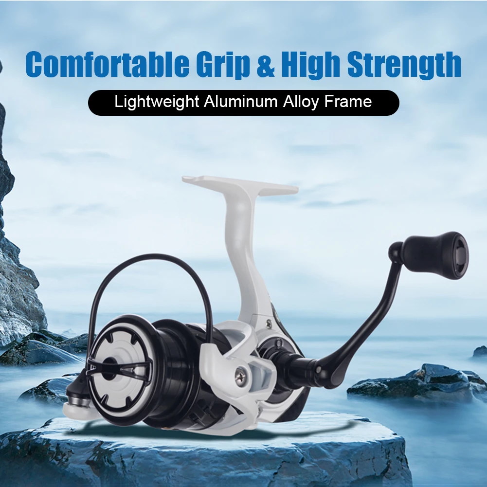 Metal Fishing Reel SEVEN 1000-3000 Spinning Reel 15KG Max Drag 5.2:1 Ratio Carp Bass Freshwater Saltwater Fishing Accessories
Metal Fishing Reel SEVEN 1000-3000 Spinning Reel 15KG Max Drag 5.2:1 Ratio Carp Bass Freshwater Saltwater Fishing Accessories