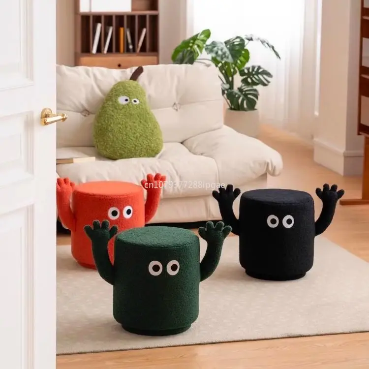 Nordic Style Cute Soft Bag Round Stool Designer Retro Home Porch Shoe Stool Furniture
Nordic Style Cute Soft Bag Round Stool Designer Retro Home Porch Shoe Stool Furniture
