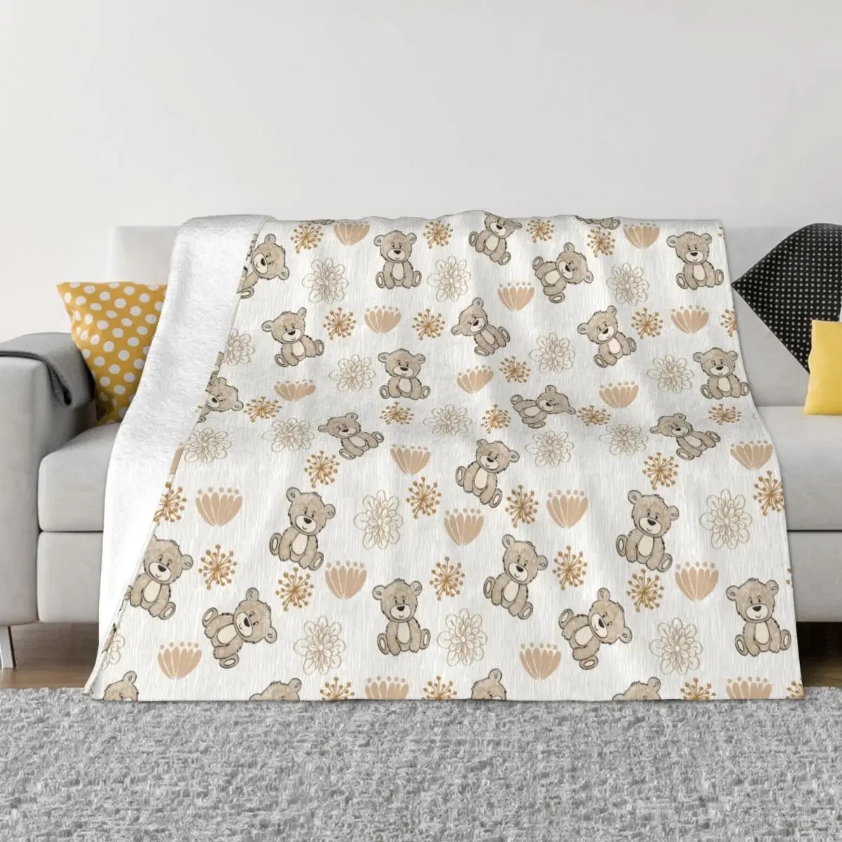 Cute Cartoon Bear Animal Blankets Flannel Decoration Multi-function Super Soft Throw Blankets for Home Car Plush Thin Quilt
Cute Cartoon Bear Animal Blankets Flannel Decoration Multi-function Super Soft Throw Blankets for Home Car Plush Thin Quilt