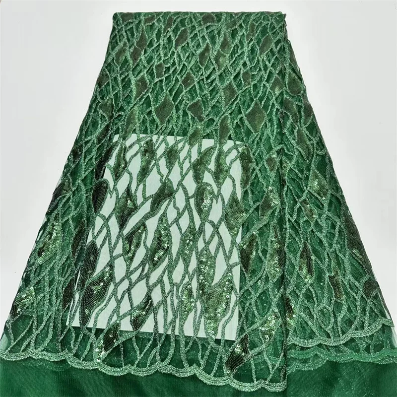 Green Sequins Net Lace Fabric African Mesh Embroidered French Tulle Lace 5 Yards For Sew Party Vestidos Dress High Quality 2024
Green Sequins Net Lace Fabric African Mesh Embroidered French Tulle Lace 5 Yards For Sew Party Vestidos Dress High Quality 2024