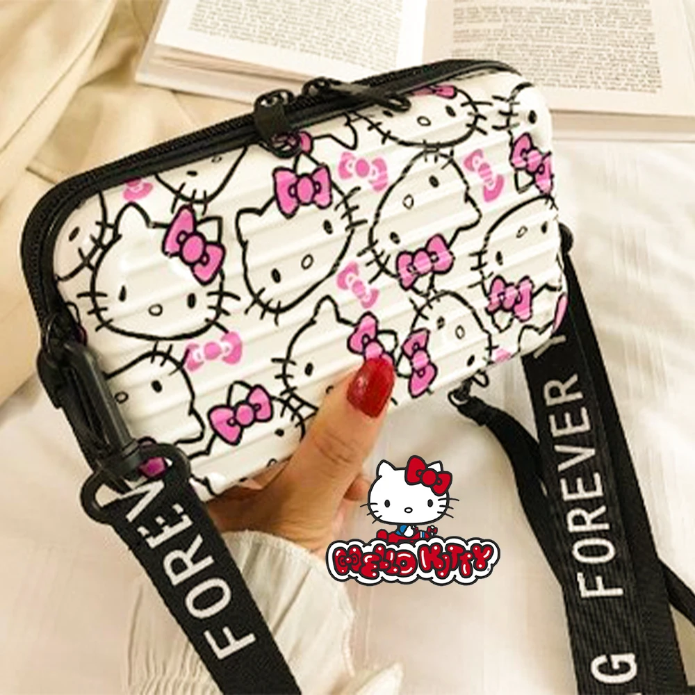 Ручная квадратная сумка Hello Kitty-Sanrio Y2k для женщин, сумка через плечо, ручной мини-чемодан, маленький чемодан
Ручная квадратная сумка Hello Kitty-Sanrio Y2k для женщин, сумка через плечо, ручной мини-чемодан, маленький чемодан