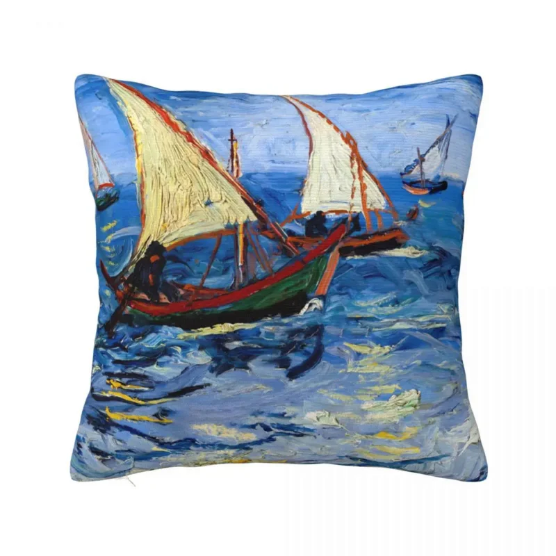 

Vincent Van Gogh Pillow Cover Seascape Cushion Cover Custom DIY Pillow Case Kawaii Pillowcases For Sofa Car Home Decor