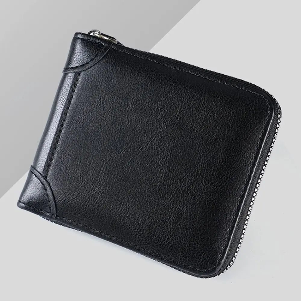 Short Men's Wallet With Zipper PU Leather Coin Purses Multi Function Card Holder For Men Business Money Wallet
Short Men's Wallet With Zipper PU Leather Coin Purses Multi Function Card Holder For Men Business Money Wallet