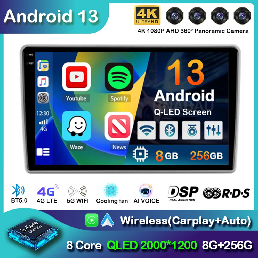 

Android 13 Carplay Auto Car Radio For GAZ Gazelle Busines Next 2010-2021 GPS 2din Multimedia Video Player Navigation 2 DIN Audio