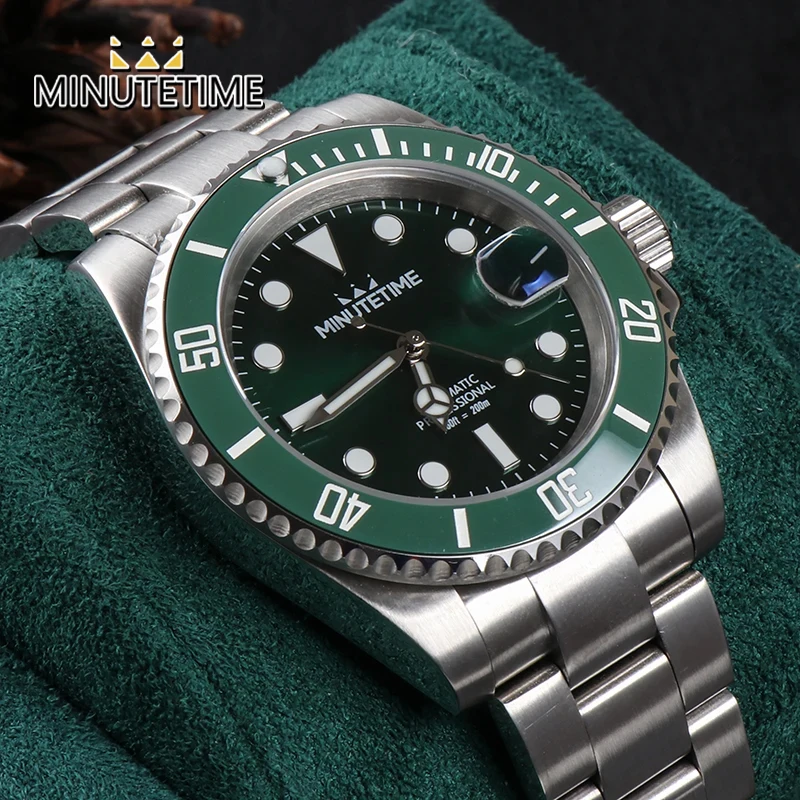 Luxury Custom Logo NH35 Watch For Men Mechanical Wristwatches 316L Stainless Steel Strap 40mm Sub Automatic Mens Watches
Luxury Custom Logo NH35 Watch For Men Mechanical Wristwatches 316L Stainless Steel Strap 40mm Sub Automatic Mens Watches