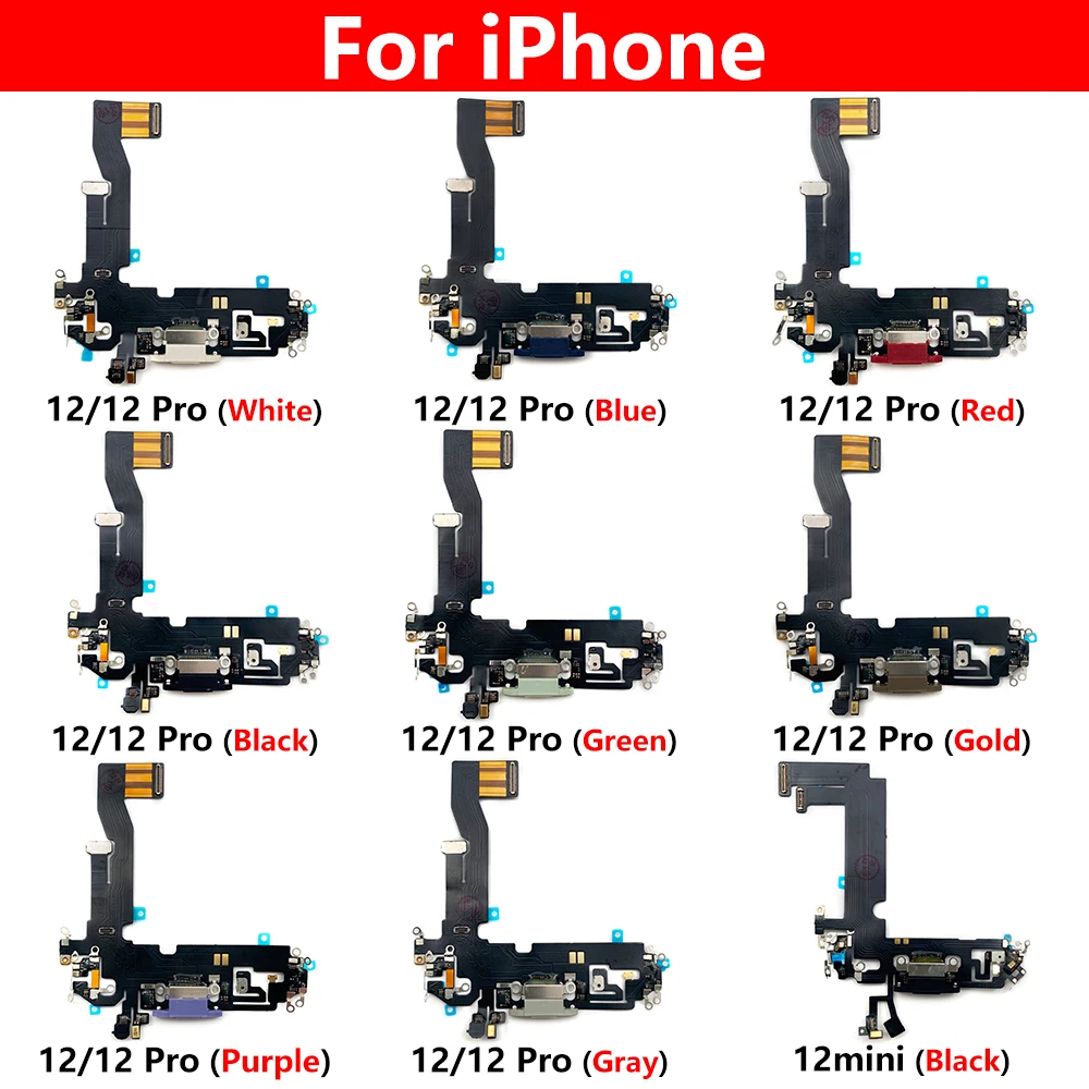 USB Charger Power Port Dock Connector Plug Charging Flex Cable For IPhone 12 Pro Max Microphone Audio Jack For IPhone 12 Mini
USB Charger Power Port Dock Connector Plug Charging Flex Cable For IPhone 12 Pro Max Microphone Audio Jack For IPhone 12 Mini