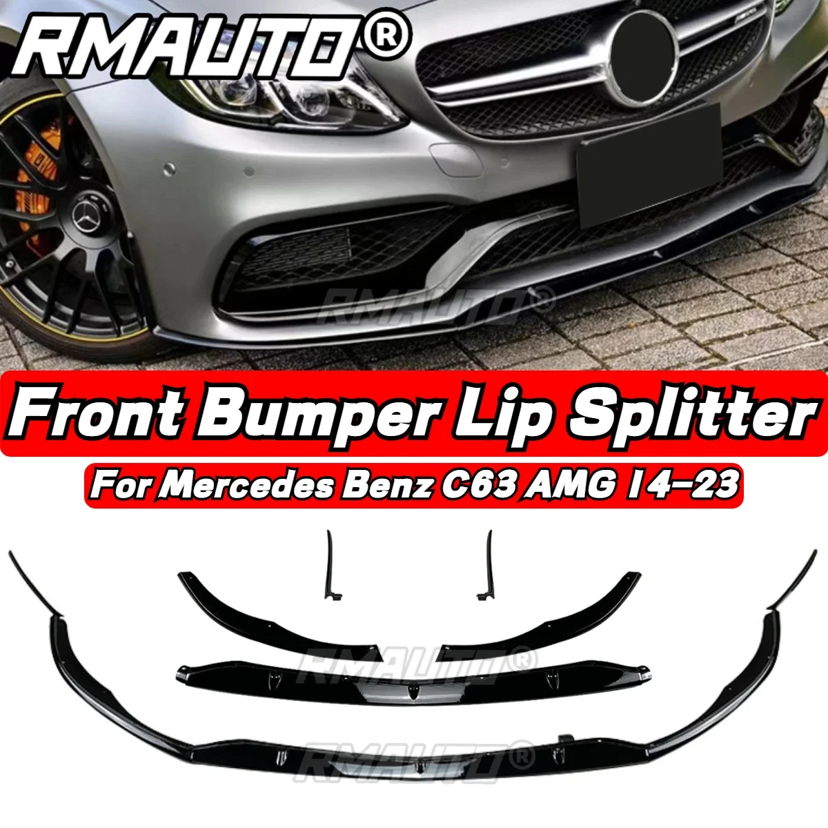 Разветвитель переднего бампера для C63 AMG, комплект диффузора для губ, спойлер, кузов для Mercedes Benz C63 AMG 2014-2023, автомобильные аксессуары
Разветвитель переднего бампера для C63 AMG, комплект диффузора для губ, спойлер, кузов для Mercedes Benz C63 AMG 2014-2023, автомобильные аксессуары