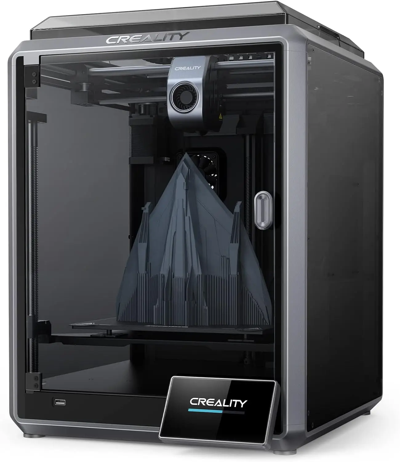 

Creality K1 3D Printer - 600 mm/s High-Speed, Upgraded 0.1 mm Smooth Detail, Auto Leveling, Dual Fans Cooler,