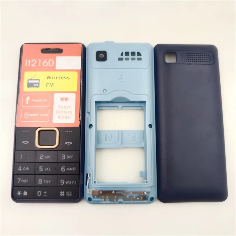 

10Pcs For ITEL IT2160 Full Complete Mobile Phone Housing Cover+English Keypad Repair parts