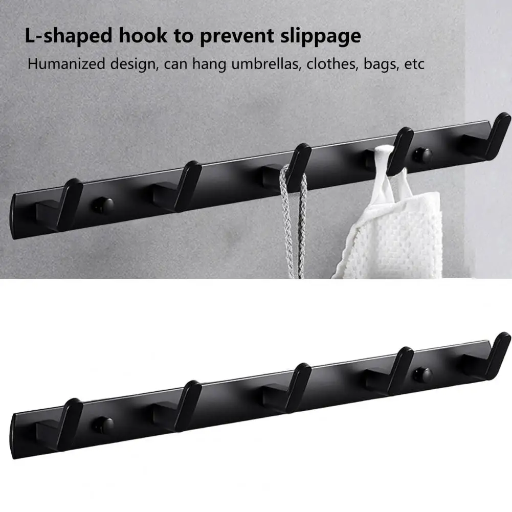 Wall Hanger with 4/5 Hooks Kitchen Wall Hanger Sturdy Stylish Wall Hooks Modern Aluminum Alloy Hangers for Bathroom Kitchen More
Wall Hanger with 4/5 Hooks Kitchen Wall Hanger Sturdy Stylish Wall Hooks Modern Aluminum Alloy Hangers for Bathroom Kitchen More
