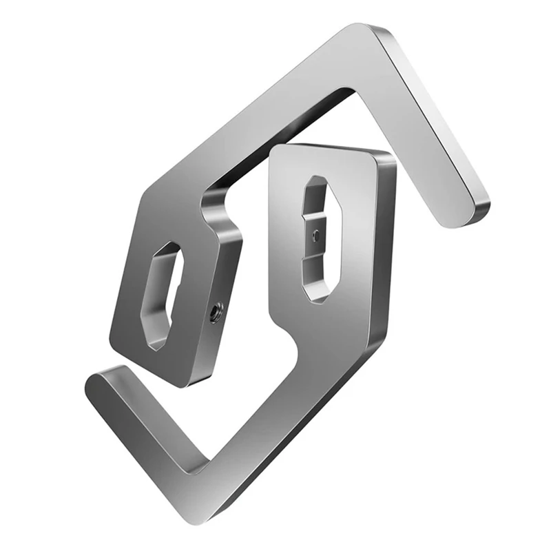 2 PCS Level Holder Mount Organizer Heavy Duty Bracket Aluminum Alloy For Organization And Storage, Space Saving
2 PCS Level Holder Mount Organizer Heavy Duty Bracket Aluminum Alloy For Organization And Storage, Space Saving