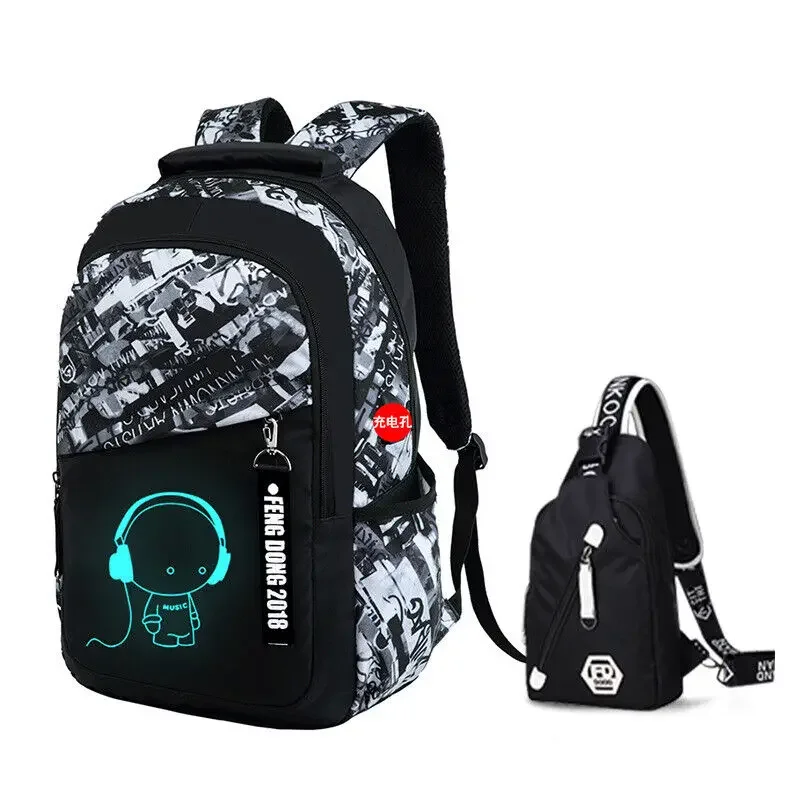 Lightweight Luminous Backpack Waterproof Backpack for Teenagers Boys School Bags
Lightweight Luminous Backpack Waterproof Backpack for Teenagers Boys School Bags