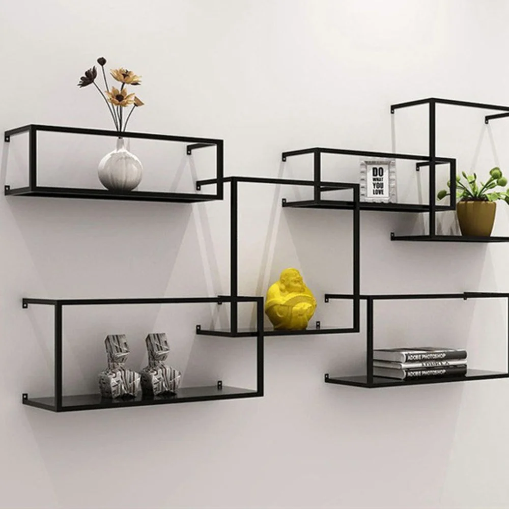 Wall Wrought Iron Shelf Home Storage Rack Book Rack Living Room Shelf Background Wall Decoration Partition Potted Plant Frame
Wall Wrought Iron Shelf Home Storage Rack Book Rack Living Room Shelf Background Wall Decoration Partition Potted Plant Frame