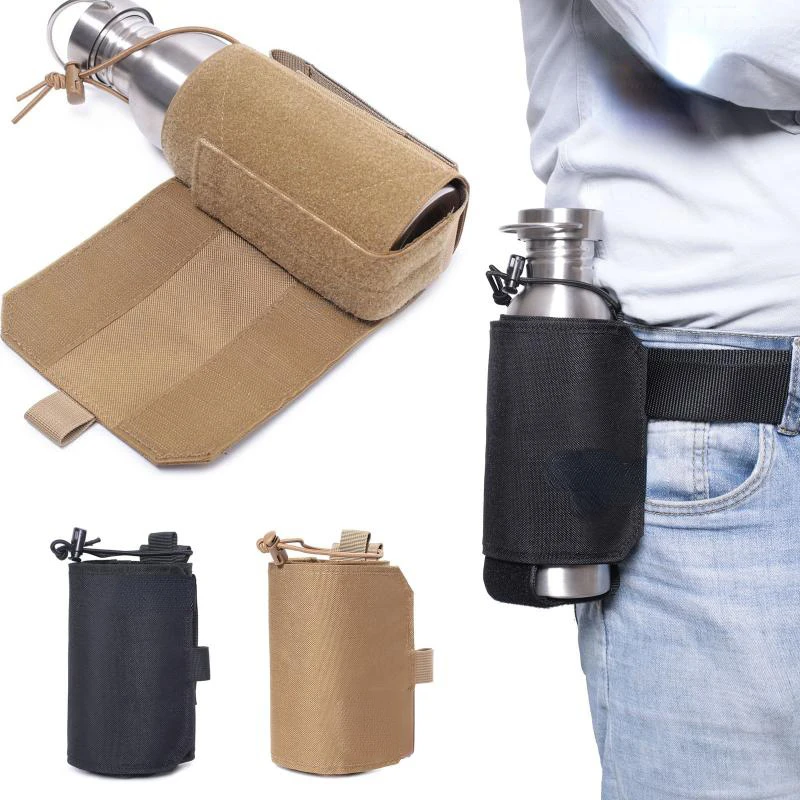 LUC Foldable Kettle Holder Water Bottle Holder Outdoor MOLLE Waist Pouch Adjustable Round Storage Bag For Hiking Hunting Carrier
LUC Foldable Kettle Holder Water Bottle Holder Outdoor MOLLE Waist Pouch Adjustable Round Storage Bag For Hiking Hunting Carrier