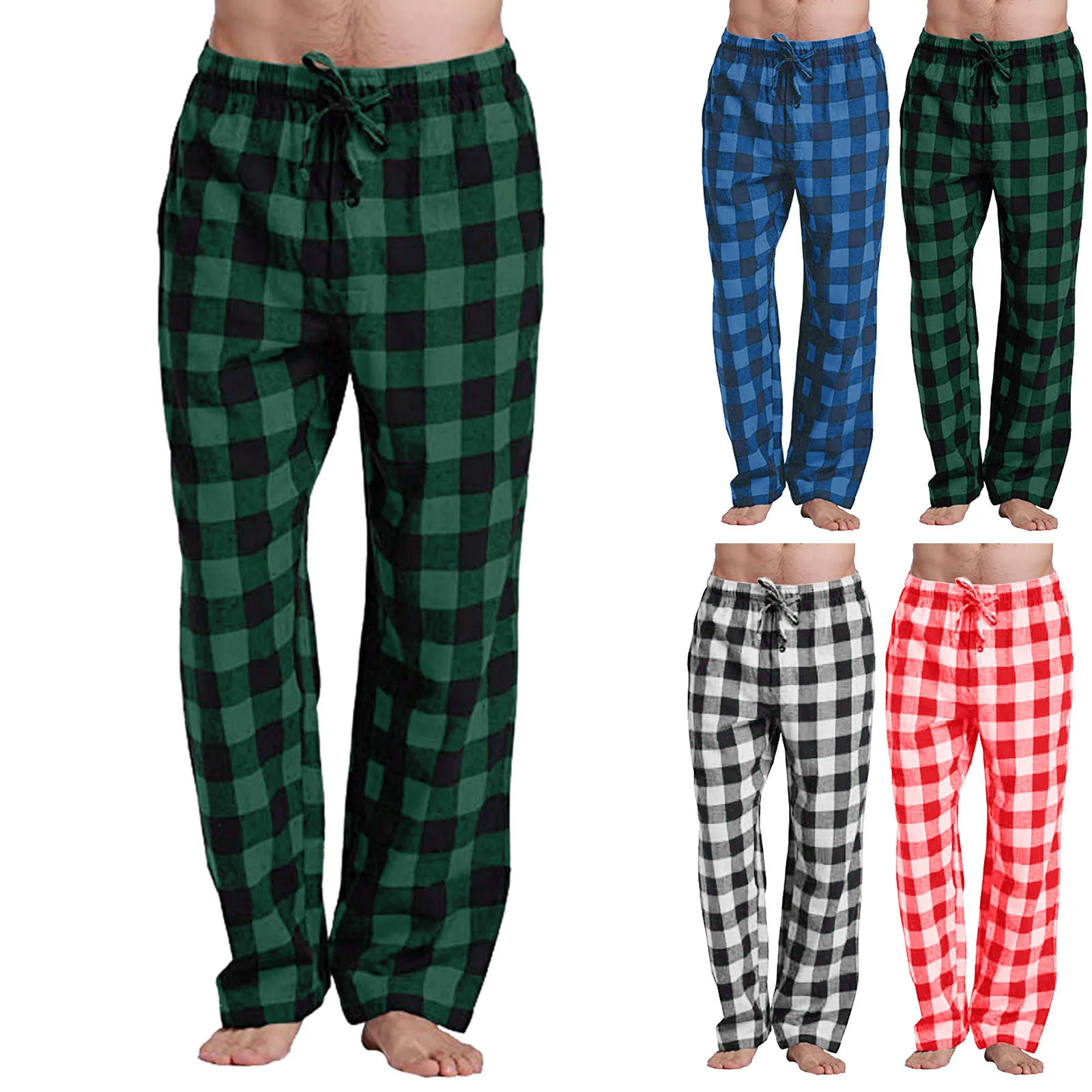 Fashion Mens Casual Plaid Loose Sport Plaid Pajama Pants Trousers Trousers Exercise Wide Leg Pants Hiking
Fashion Mens Casual Plaid Loose Sport Plaid Pajama Pants Trousers Trousers Exercise Wide Leg Pants Hiking
