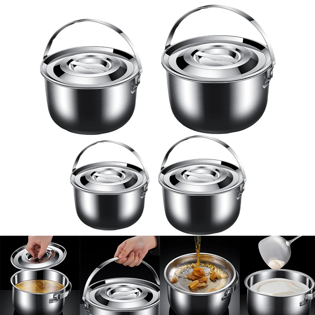 1.2/2.3/3.6/5.5L Oil Filter Pot Container With Lid Stainless Steel Oil Separator Fine Mesh Strainer Kitchen Tank Storage Gadget
1.2/2.3/3.6/5.5L Oil Filter Pot Container With Lid Stainless Steel Oil Separator Fine Mesh Strainer Kitchen Tank Storage Gadget