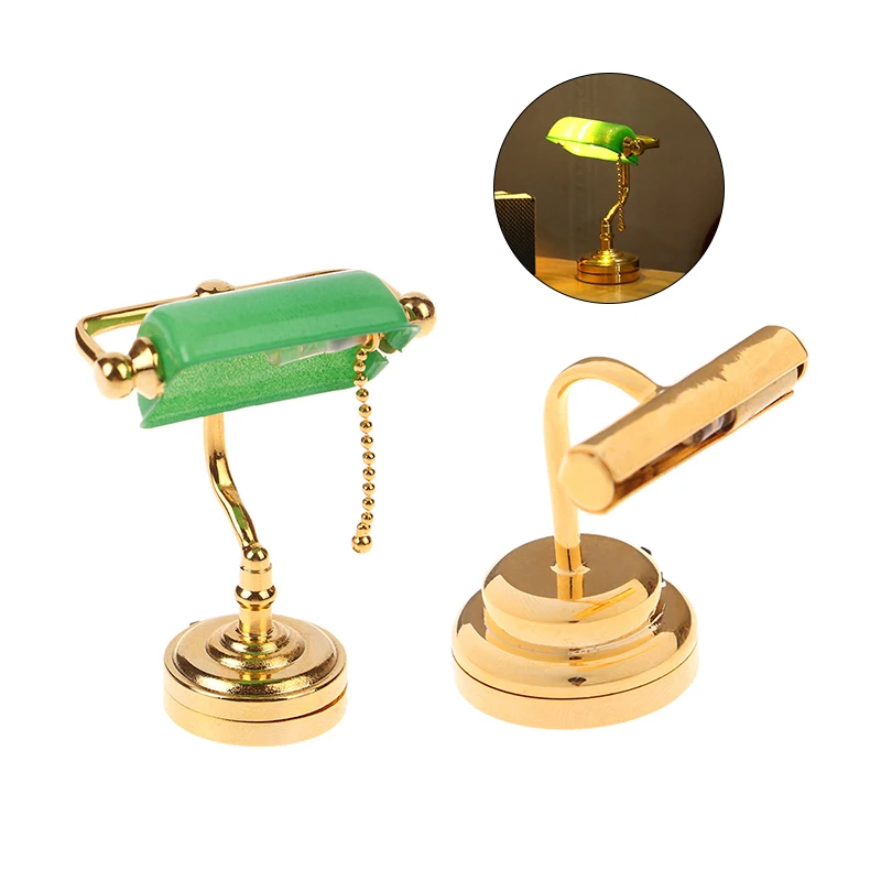 1:6 1:12 Dollhouse Miniature LED Desk Lamp Green Postman Light Lighting Home Furniture Model Decor Toy Doll House Accessories 
1:6 1:12 Dollhouse Miniature LED Desk Lamp Green Postman Light Lighting Home Furniture Model Decor Toy Doll House Accessories