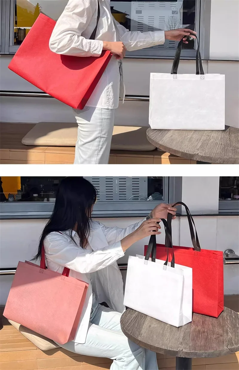 StoBag 10pcs Non-woven Color Tote Bags Set 4 S6e6735c2d4804a29a7f9b77c0d141876k