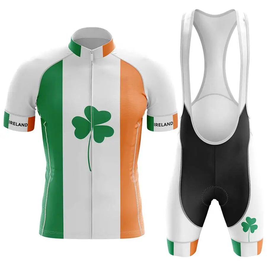 POWERBAND Ireland NATIONAL SHORT SLEEVE CYCLING JERSEY SUMMER CYCLING WEAR ROPA CICLISMO+BIB SHORTS
POWERBAND Ireland NATIONAL SHORT SLEEVE CYCLING JERSEY SUMMER CYCLING WEAR ROPA CICLISMO+BIB SHORTS