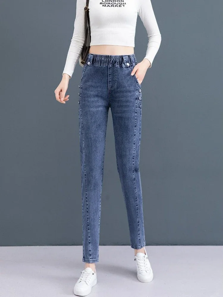 Брюки-стрейч, классические облегающие джинсы-карандаш для женщин, облегающие джинсовые брюки, женские синие офисные брюки 90-х, оптовая продажа, новинка, хорошее качество
Брюки-стрейч, классические облегающие джинсы-карандаш для женщин, облегающие джинсовые брюки, женские синие офисные брюки 90-х, оптовая продажа, новинка, хорошее качество