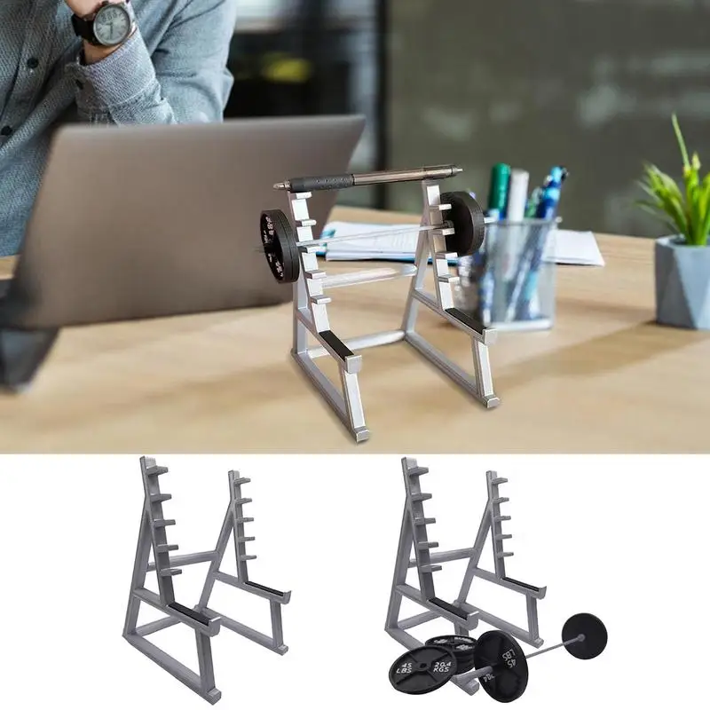 Pencil Holder For Desk Barbell Rack Display Holder Portable Gym Theme Pen Storage Squat Rack for Office Desk Ornament Decor
Pencil Holder For Desk Barbell Rack Display Holder Portable Gym Theme Pen Storage Squat Rack for Office Desk Ornament Decor