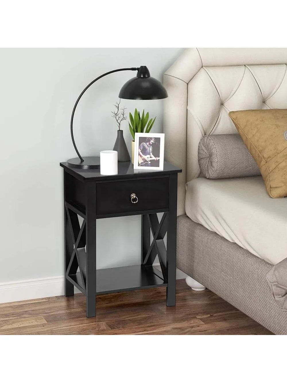 Modern 1 Drawer Nightstand Bedside Table with and Storage Shelf bedside table nightstands for bedroom
Modern 1 Drawer Nightstand Bedside Table with and Storage Shelf bedside table nightstands for bedroom