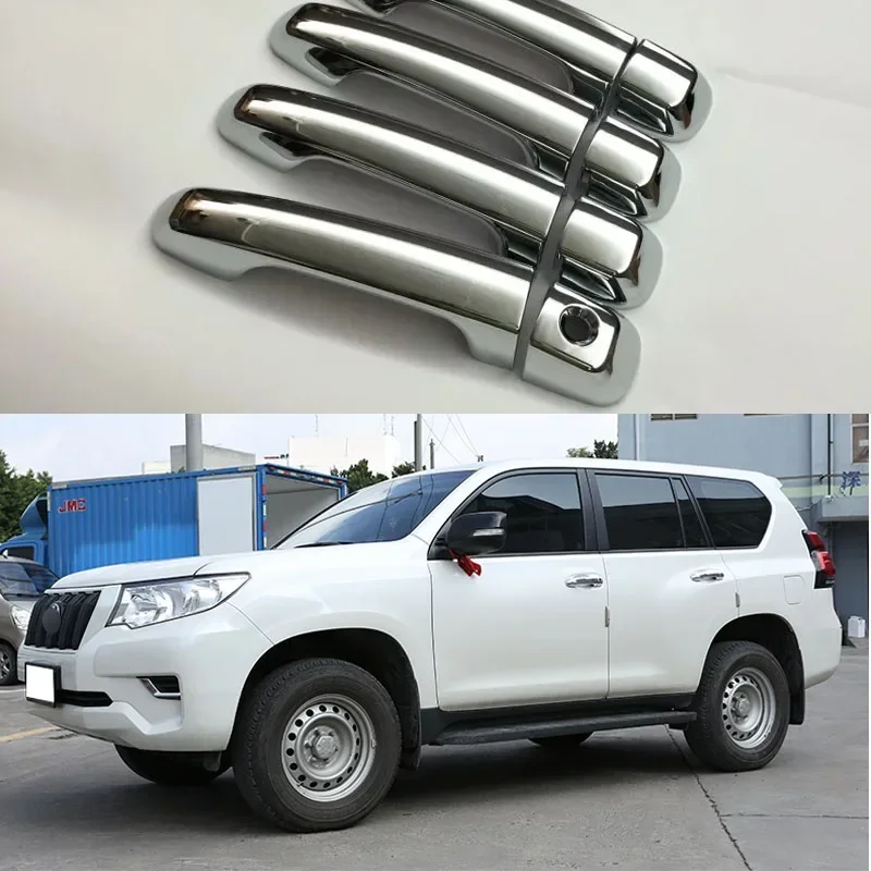 Хромированная крышка дверной ручки для Toyota Prado FJ150 ABS, Аксессуары для автомобилей 2010-2018
Хромированная крышка дверной ручки для Toyota Prado FJ150 ABS, Аксессуары для автомобилей 2010-2018