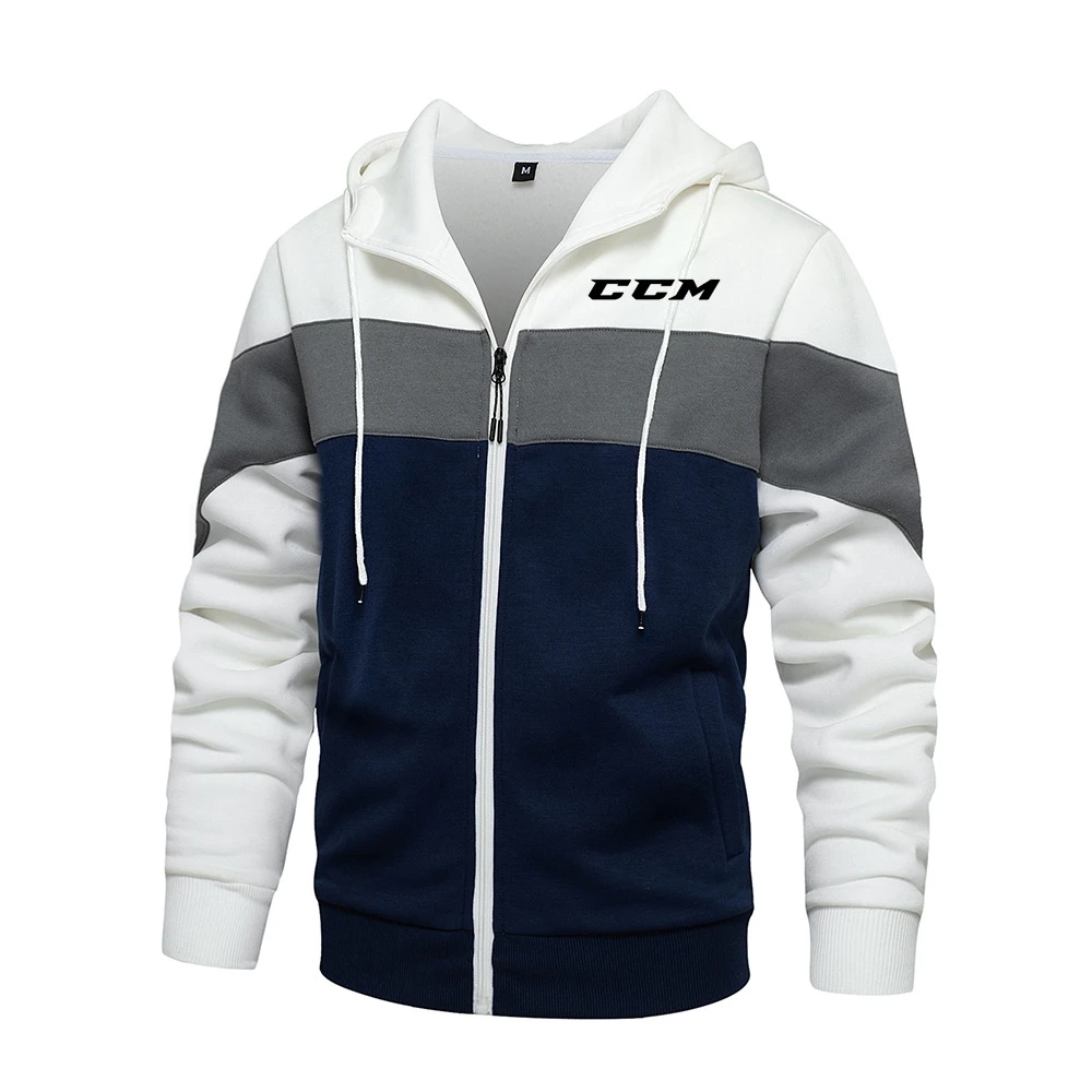 

CCM Hoodie Mens Hoodie Sweatshirt Graphic Zipper Pocket Print Sports Outdoor Casual Daily Hoodies Slim Sweatshirts Eurocode