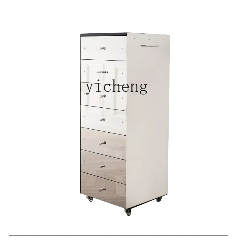 Mirror Stainless Steel High Cabinet Jewelry Cabinet Simple Modern Chest of Drawers
Mirror Stainless Steel High Cabinet Jewelry Cabinet Simple Modern Chest of Drawers