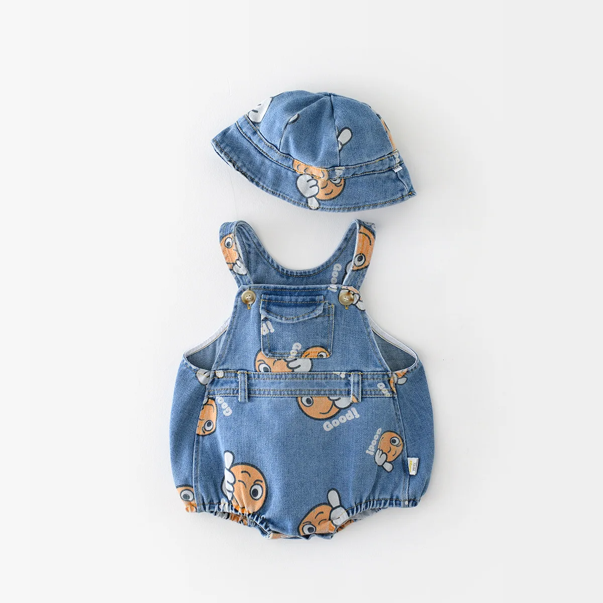Summer Baby Boy Denim Bodysuit And Hat 2Pcs For Newborn Clothes Outfits Korean Toddler Sleeveless Overalls Girls Loose Jumpsuit
Summer Baby Boy Denim Bodysuit And Hat 2Pcs For Newborn Clothes Outfits Korean Toddler Sleeveless Overalls Girls Loose Jumpsuit