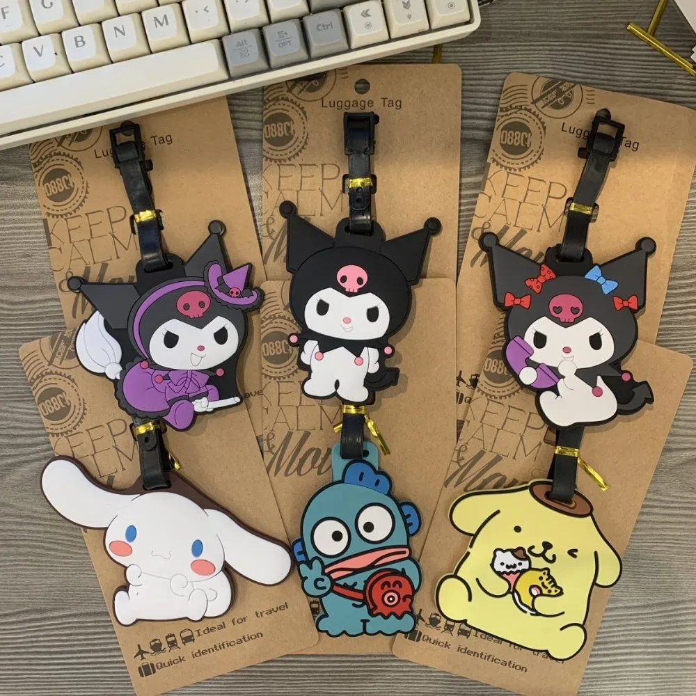 New Sanrio Cinnamoroll Kuromi Hangyodon Keroppi Luggage Tag Kawaii Pochacco Xo Pom Pom Purin Luggage Tag Luggage ID Tag Gift
New Sanrio Cinnamoroll Kuromi Hangyodon Keroppi Luggage Tag Kawaii Pochacco Xo Pom Pom Purin Luggage Tag Luggage ID Tag Gift