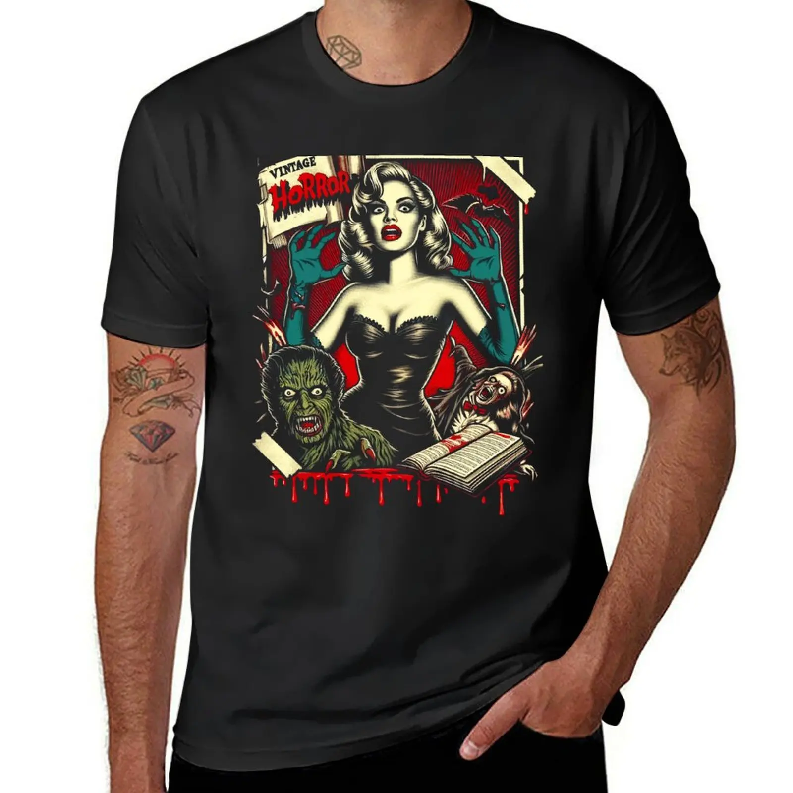 Vintage Creepy Horror Woman T-Shirt sublime quick-drying for a boy clothes for men
Vintage Creepy Horror Woman T-Shirt sublime quick-drying for a boy clothes for men