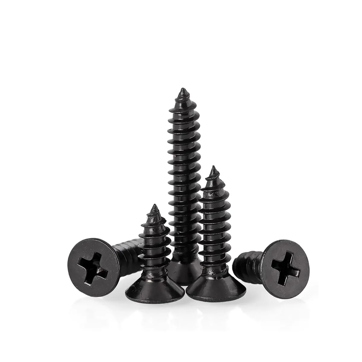 304 Stainless Steel Plated Black Zinc Cross Countersunk Head Pointed Tail Self Tapping Screw M4M5M6
304 Stainless Steel Plated Black Zinc Cross Countersunk Head Pointed Tail Self Tapping Screw M4M5M6