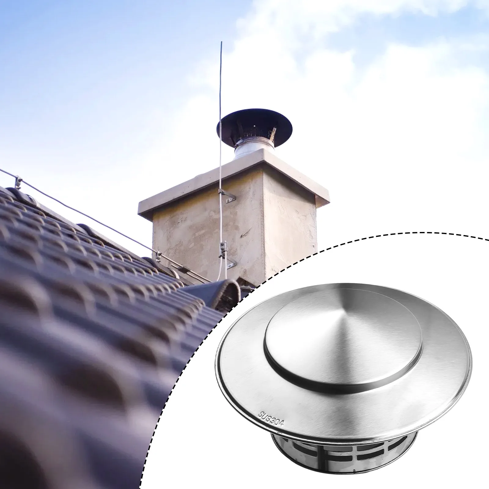 Exhaust Chimney Cap Air Extraction Hoods Exterior Outlet Roof Pipe Stainles Steel Wall Fresh Air For Ventilation Ducts
Exhaust Chimney Cap Air Extraction Hoods Exterior Outlet Roof Pipe Stainles Steel Wall Fresh Air For Ventilation Ducts