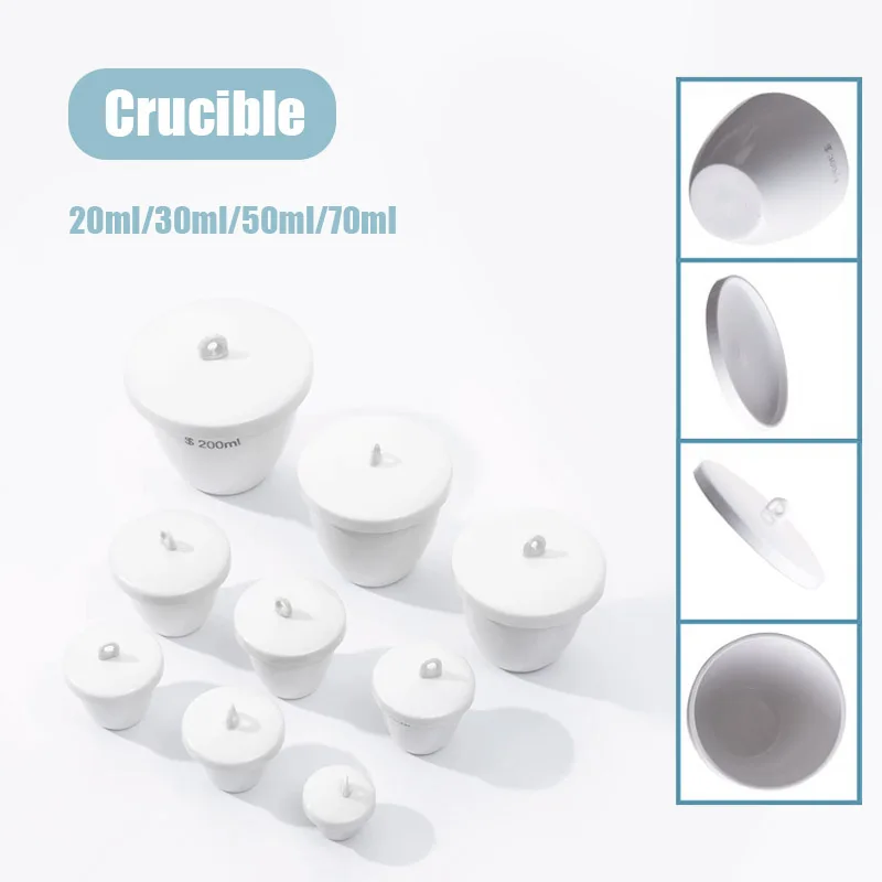 1pcs 20ml/30ml/50ml/70ml Crucible with lid for school labratory experiment Ceramics Crucible For Thermal Analysis Instrument
1pcs 20ml/30ml/50ml/70ml Crucible with lid for school labratory experiment Ceramics Crucible For Thermal Analysis Instrument