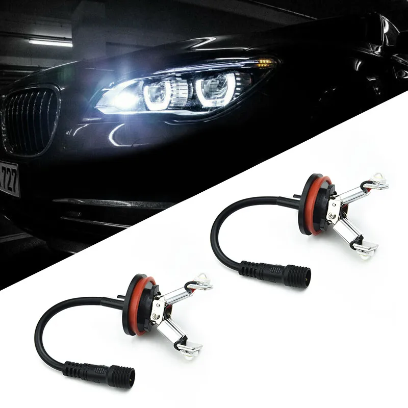2Pcs/Set Car LED Headlights H8 For BMW E60 E61 E71 E70 LCI E90 E91 X5 X6 Z4 E92 X1 40W Angel Eyes Automotive Light White Bulb
2Pcs/Set Car LED Headlights H8 For BMW E60 E61 E71 E70 LCI E90 E91 X5 X6 Z4 E92 X1 40W Angel Eyes Automotive Light White Bulb