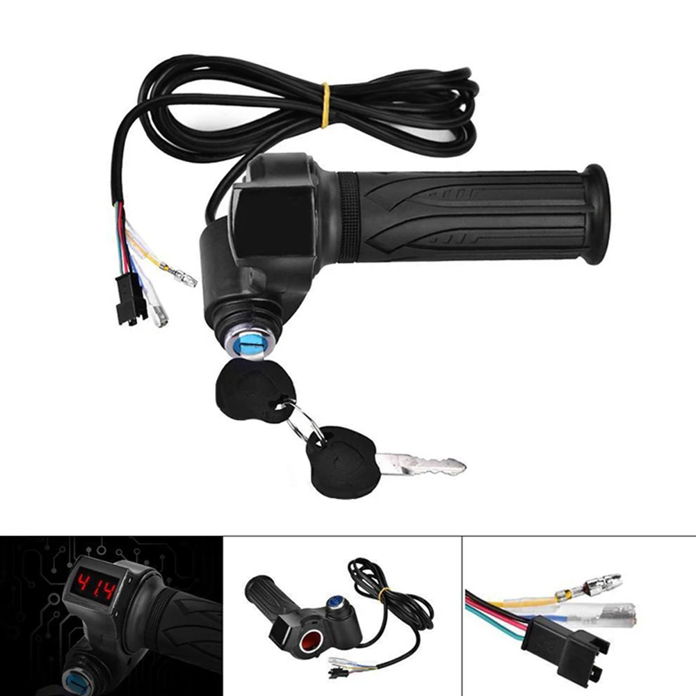 2023 Electric E-Bike Twist Throttle 24/36/48/60/72V LED Digital Meter Electric Bike Handlebar Power Switch Bicycle Accessories
2023 Electric E-Bike Twist Throttle 24/36/48/60/72V LED Digital Meter Electric Bike Handlebar Power Switch Bicycle Accessories