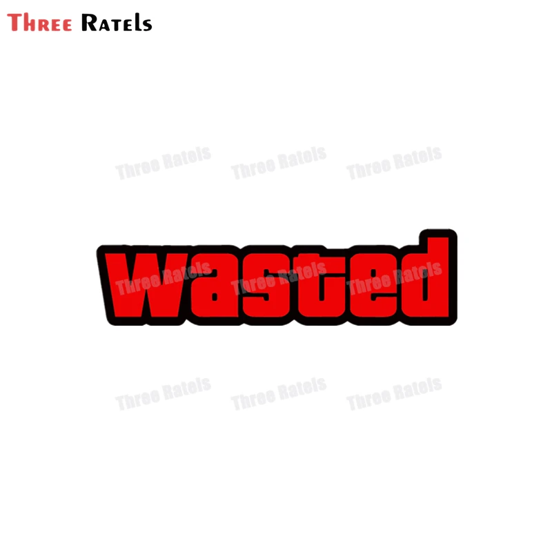 Three Ratels F675 JDM Car Styling Stickers letter WASTED Automobile Motorcycle Helmet Decal
Three Ratels F675 JDM Car Styling Stickers letter WASTED Automobile Motorcycle Helmet Decal