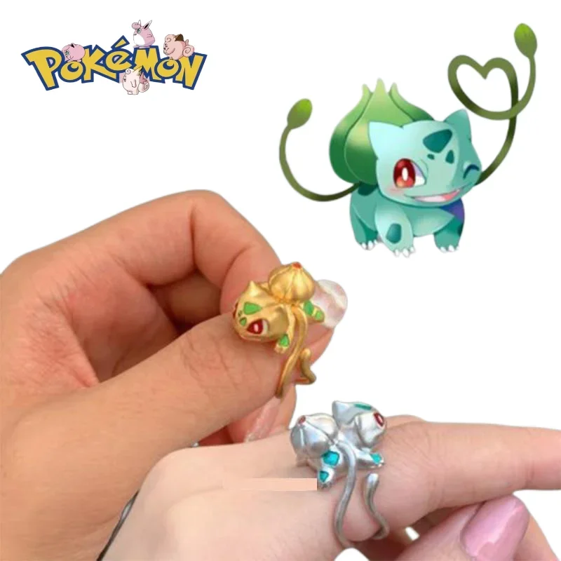 Pokemon Cartoon Anime Fashion Trend Bulbasaur Male and Female Ring Gold-plated Niche Design Light Luxury High-end Opening Ring
Pokemon Cartoon Anime Fashion Trend Bulbasaur Male and Female Ring Gold-plated Niche Design Light Luxury High-end Opening Ring