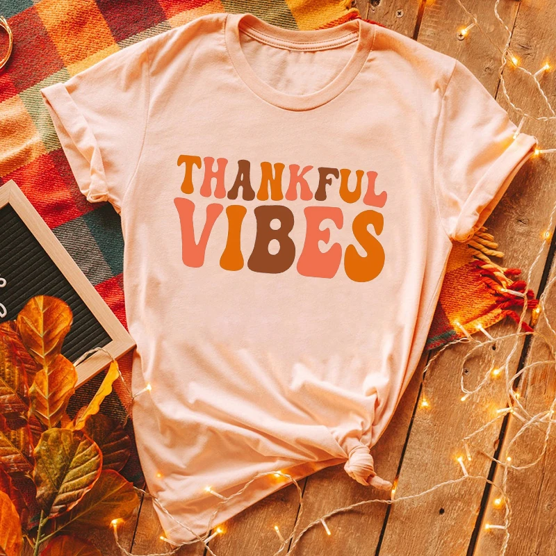 Thanksgiving Tshirt Grateful Tshirt Fall Vintage Clothes Thanksgiving Shirt Women Clothes Autumn Women Clothing Fall Tops M 
Thanksgiving Tshirt Grateful Tshirt Fall Vintage Clothes Thanksgiving Shirt Women Clothes Autumn Women Clothing Fall Tops M