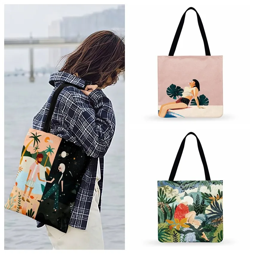 To The Sea Summer Vacation Watercolor Painting Print Tote Bag Women Casual Tote Ladies Shoulder Bag Foldable Shopping Bags
To The Sea Summer Vacation Watercolor Painting Print Tote Bag Women Casual Tote Ladies Shoulder Bag Foldable Shopping Bags