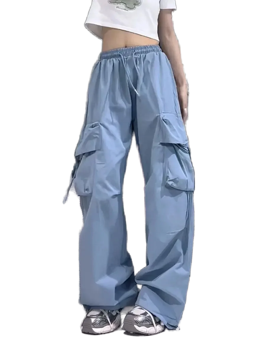 Women Loose Work Pants Harajuku Vintage Style Solid Colors and Large Wide Leg Pockets Casual High Waisted Pants Straight Fit for
Women Loose Work Pants Harajuku Vintage Style Solid Colors and Large Wide Leg Pockets Casual High Waisted Pants Straight Fit for