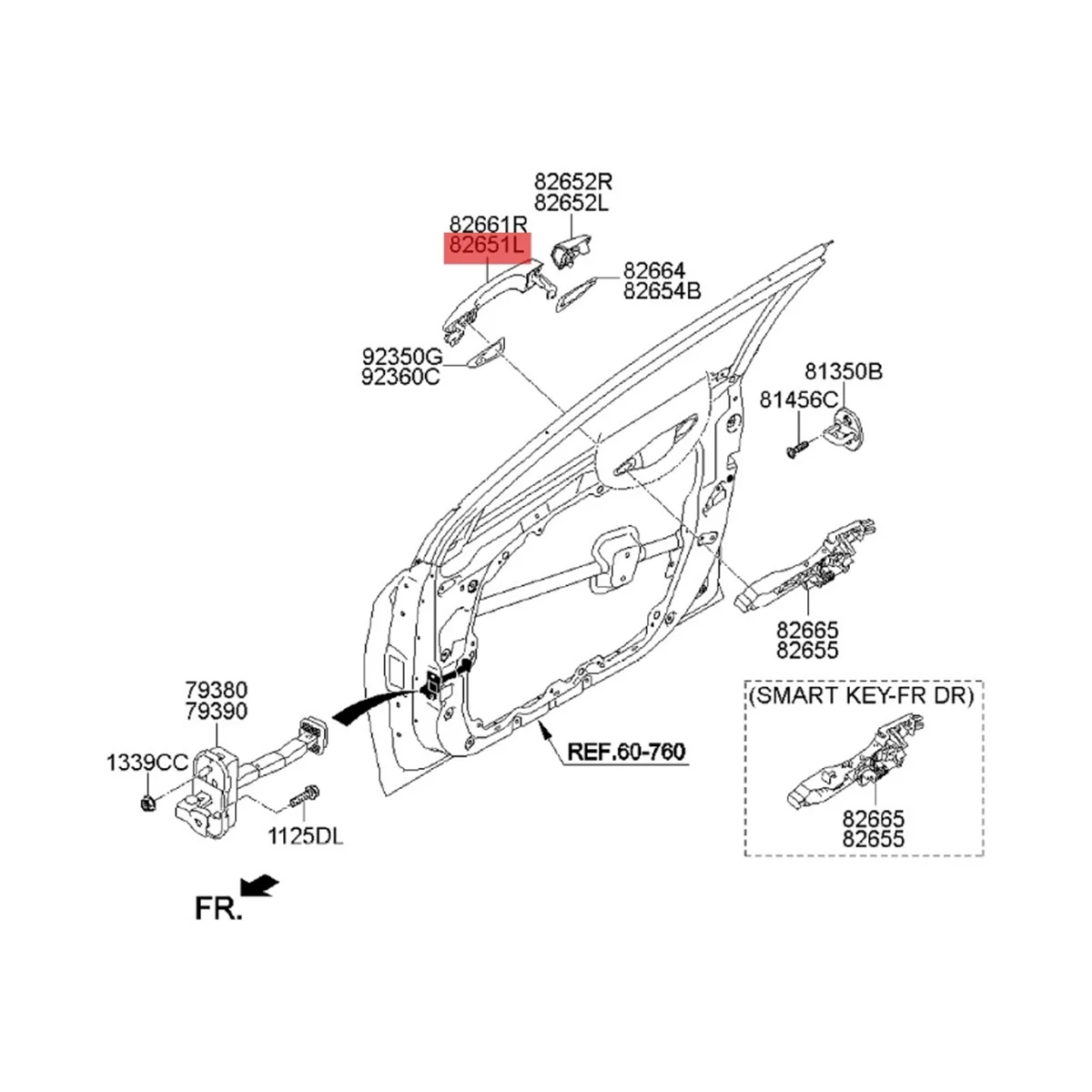82651-C1110 Car Left Front Outer Door Handle for Hyundai Sonata 2015-2018 82651C1110
82651-C1110 Car Left Front Outer Door Handle for Hyundai Sonata 2015-2018 82651C1110