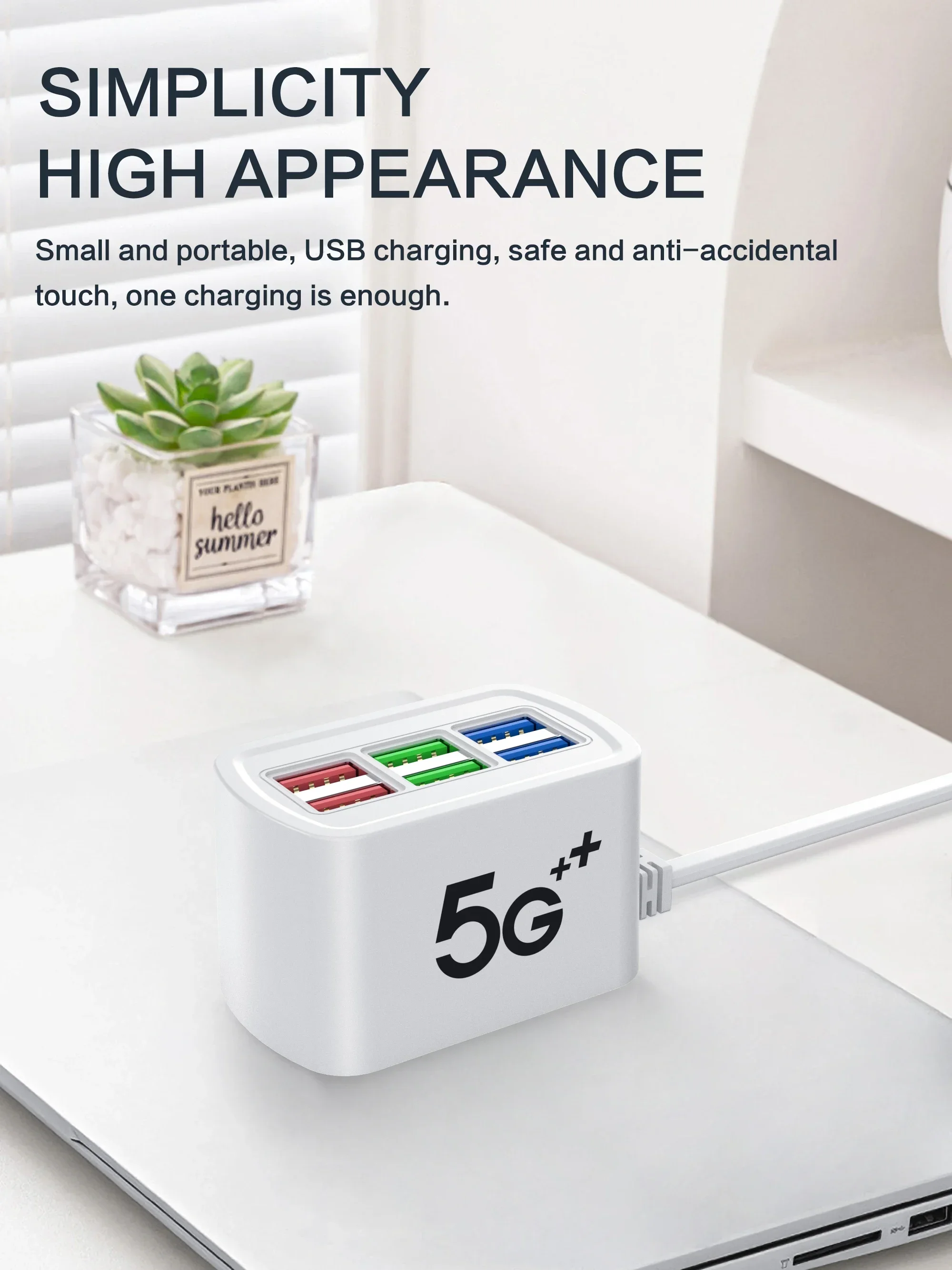 USB Power Strip Phone Charger Multi 6 Ports Universal Adapter Fast Quick Charging Head Socket Wall Charger Socket HUB Splitter USB Power Strip Phone Charger Multi 6 Ports Universal Adapter Fast Quick Charging Head Socket Wall Charger Socket HUB Splitter