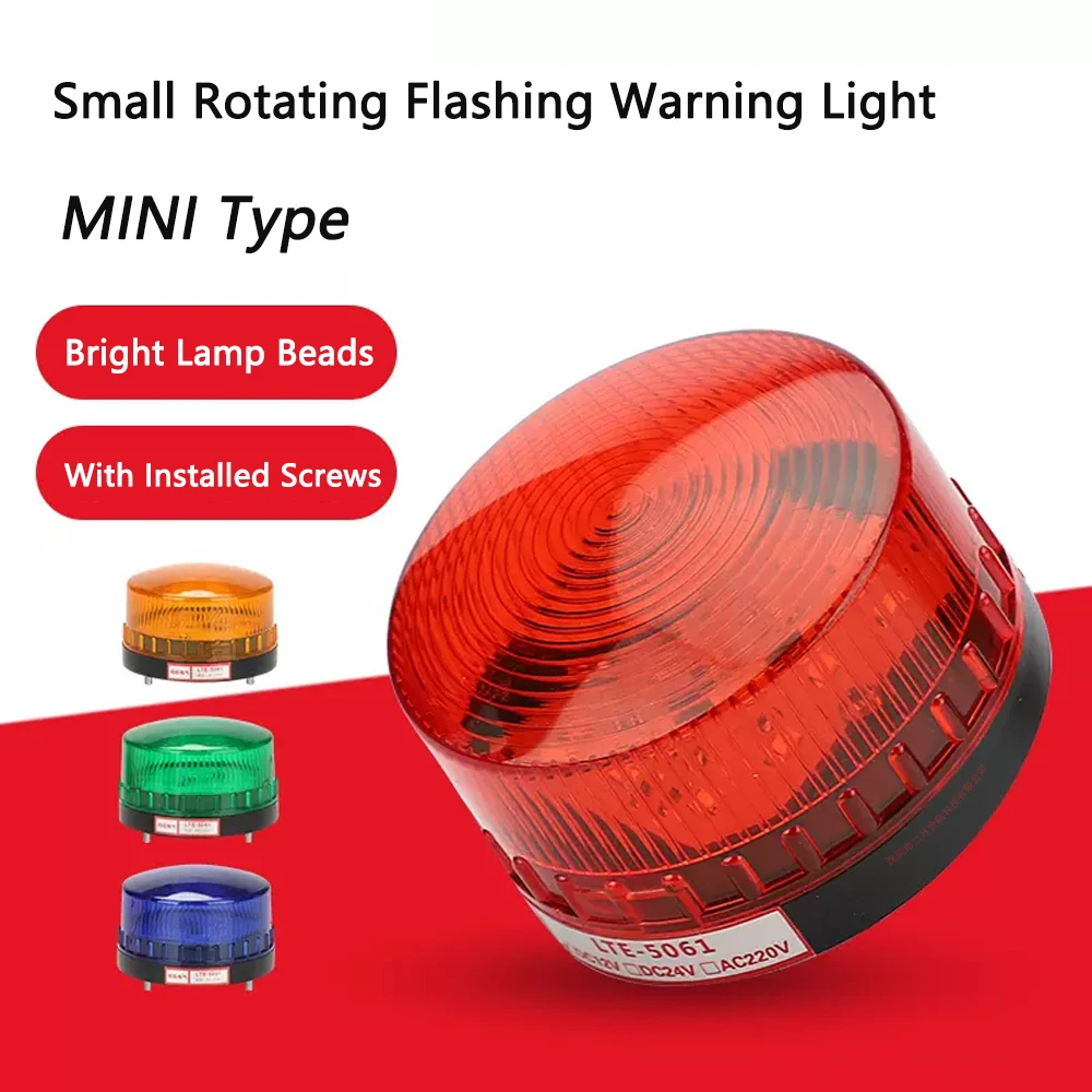 80DBS Waterproof 12V~220V Safely Security Alarm Strobe Signal Safety Warning MINI Flashing LED Light with Sound
80DBS Waterproof 12V~220V Safely Security Alarm Strobe Signal Safety Warning MINI Flashing LED Light with Sound