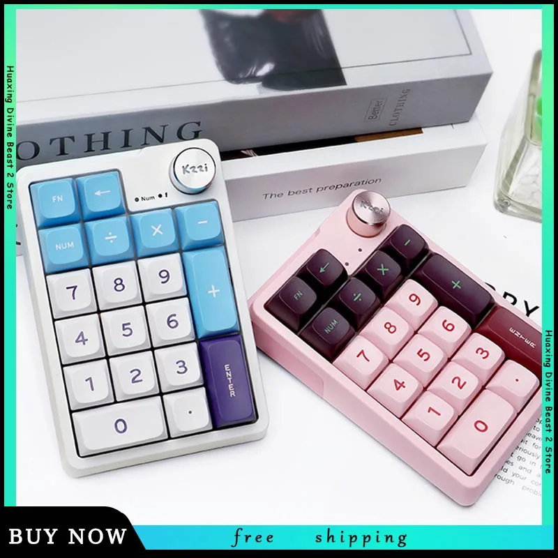 

Kzzi K20 Keypad Wireless Numeric Keypad Programming Macro Custom Knob Keyboard Rgb Mini Button Gaming Mechanical Hotswap Macropa